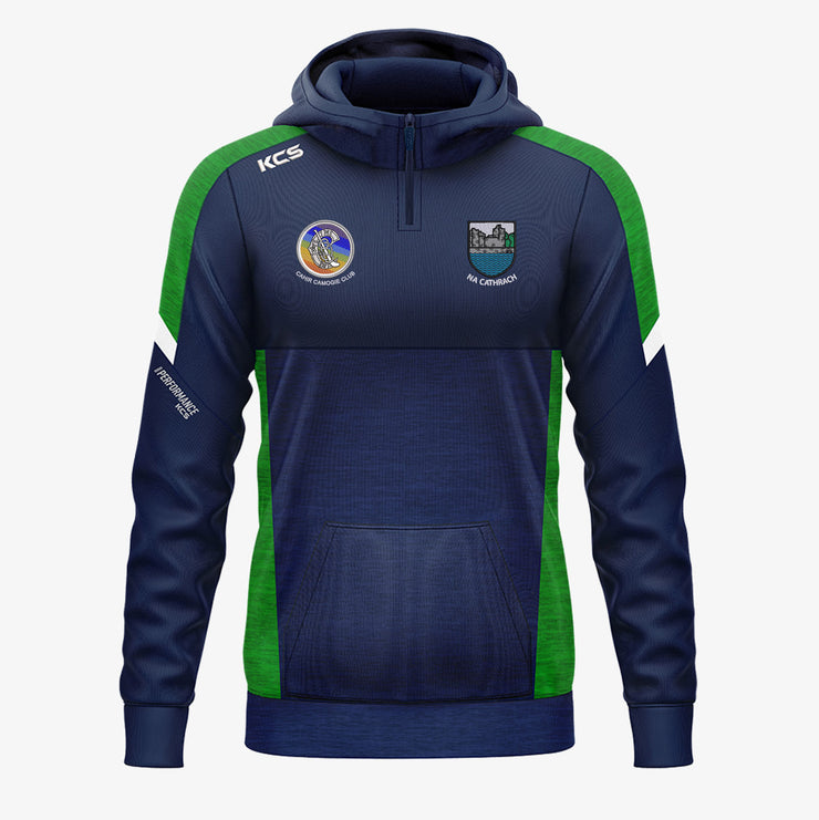 Cahir Camogie Club KCS Helios Half Zip Hoodie Navy/Green/White