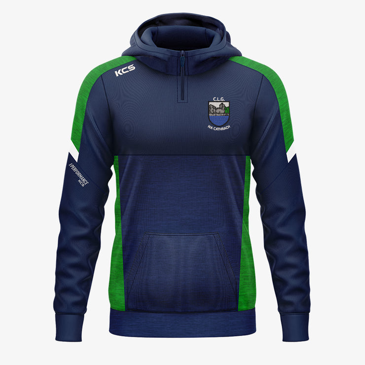 Cahir GAA KCS Helios Half Zip Hoodie Navy/Green/White