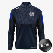 Carlow Town Hurling and Camogie Club KCS Winterized Quarter Zip Top Navy/Royal