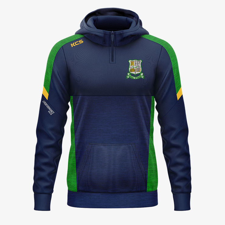 Castledaly GAA KCS Helios Half Zip Hoodie Navy/Green/Gold