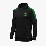 Mullingar Celtic FC KCS Astro V2 Hoodie Black-Black Melange-Green Melange