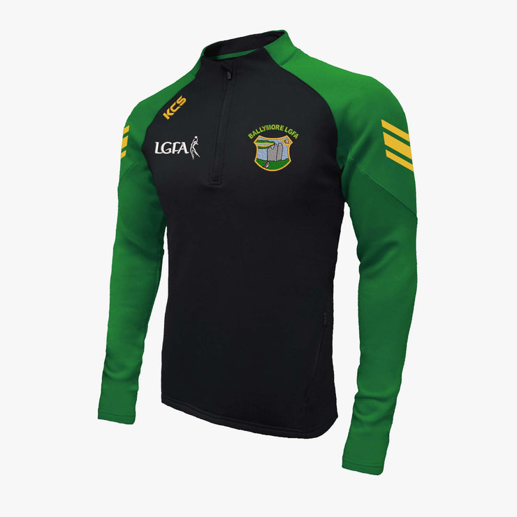 Ballymore LGFA KCS Soul Quarter Zip Top Black/Green