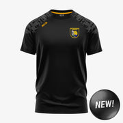 Castletown Geoghegan Camogie Club KCS Apollo Tee Black/Graphite/Gold