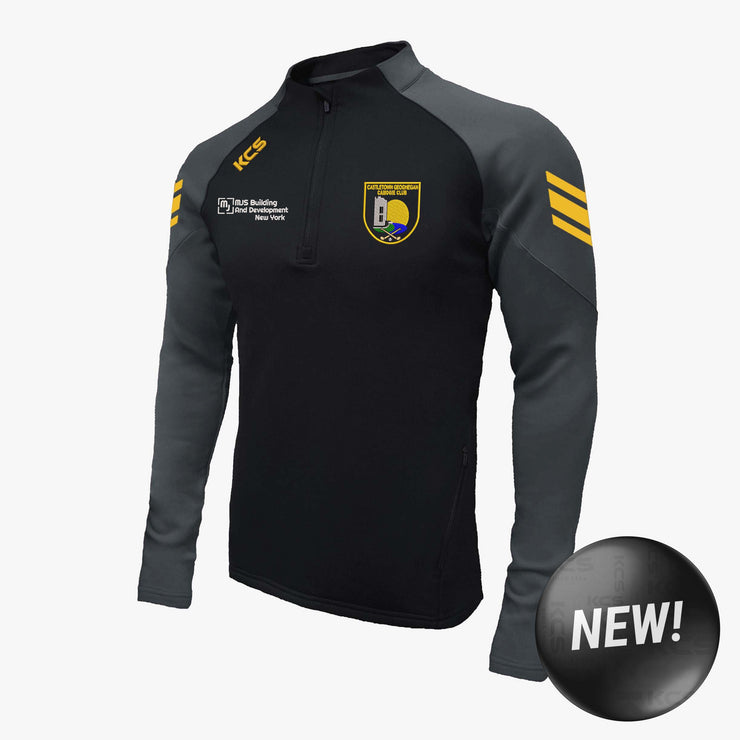 Castletown Geoghegan Camogie Club KCS Soul Quarter Zip Top Black/Graphite