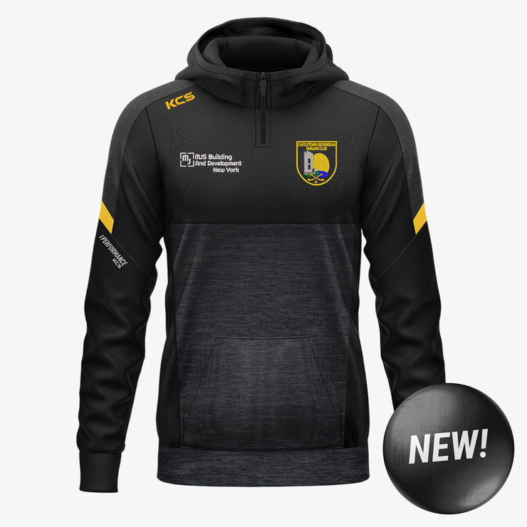 Castletown Geoghegan Hurling Club KCS Helios Half Zip Hoodie Black/Gold