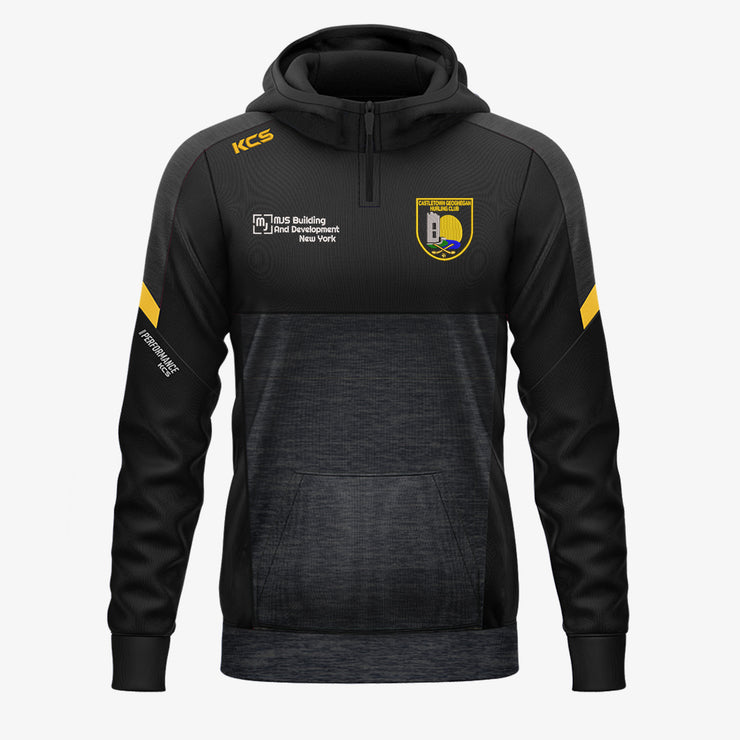 Castletown Geoghegan Hurling Club KCS Helios Half Zip Hoodie Black/Gold