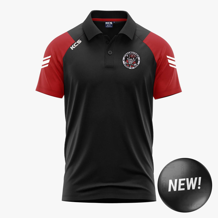 Streamstown Cycling Club KCS Soul Polo Shirt Black/Red
