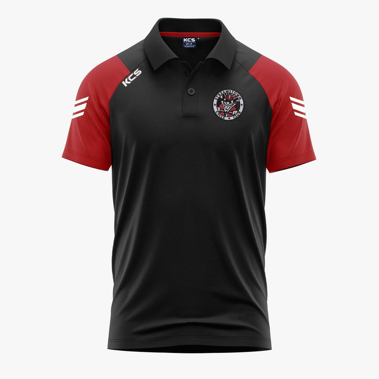 Streamstown Cycling Club KCS Soul Polo Shirt Black/Red