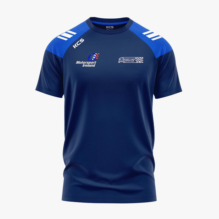 Cavan Motor Club KCS Verona Tee Navy/Royal Blue