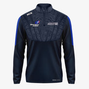 Cavan Motor Club KCS Winterized Quarter Zip Top Navy/Royal