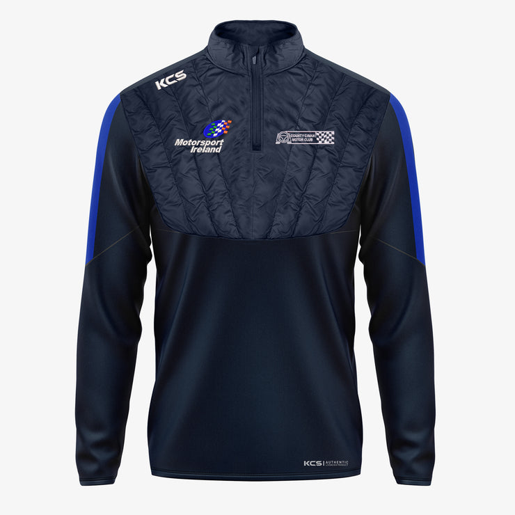 Cavan Motor Club KCS Winterized Quarter Zip Top Navy/Royal