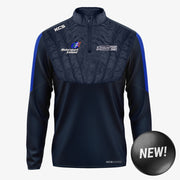 Cavan Motor Club KCS Winterized Quarter Zip Top Navy/Royal