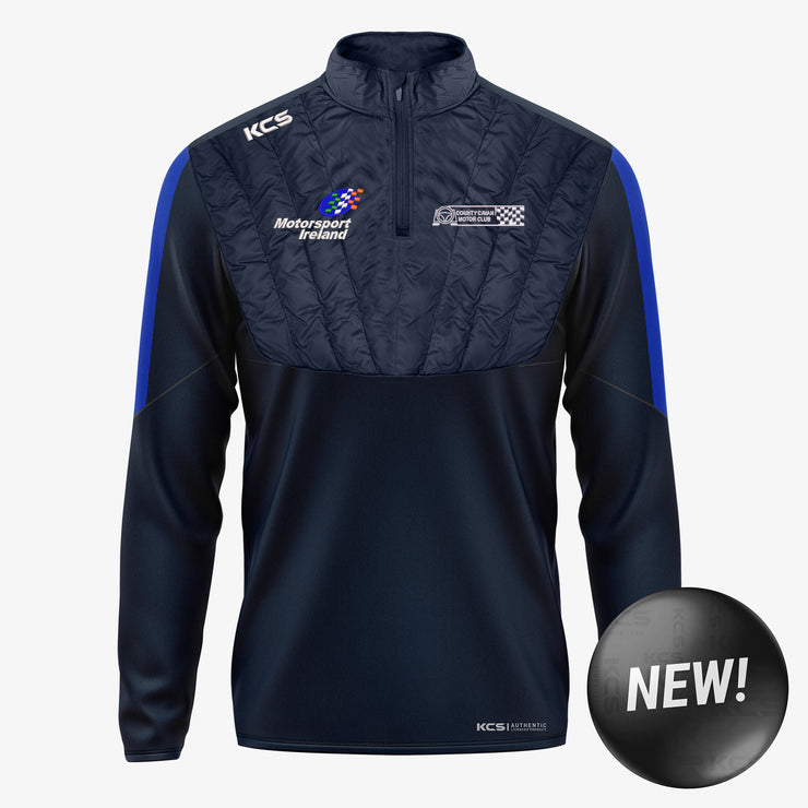 Cavan Motor Club KCS Winterized Quarter Zip Top Navy/Royal