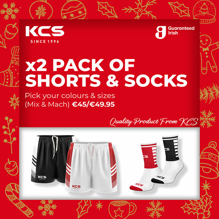 KCS 2 Pack Shorts & Socks Adults