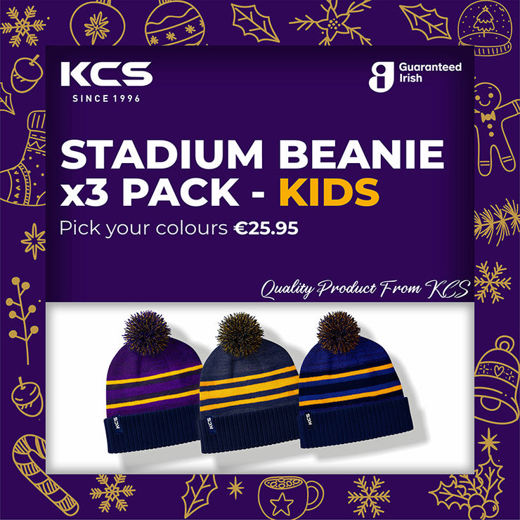 KCS 3 Pack KCS Stadium Beanie Kids