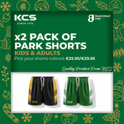 KCS 2 Pack Shorts Adults