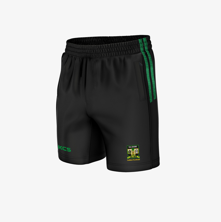 Cill Óige Ladies KCS Shore Leisure Shorts Black & Green