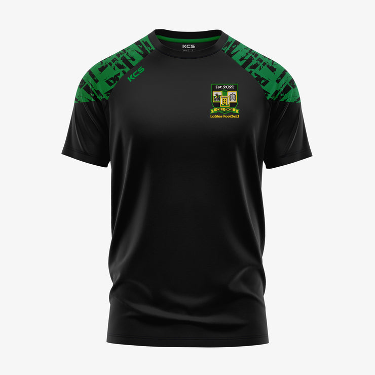 Cill Óige Ladies KCS Apollo Tee Black/Green