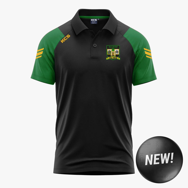 Cill Óige GAA KCS Soul Polo Shirt Black/Green