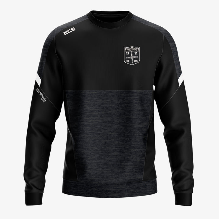 Clara GAA KCS Helios Crew Neck Top Black/Black/White
