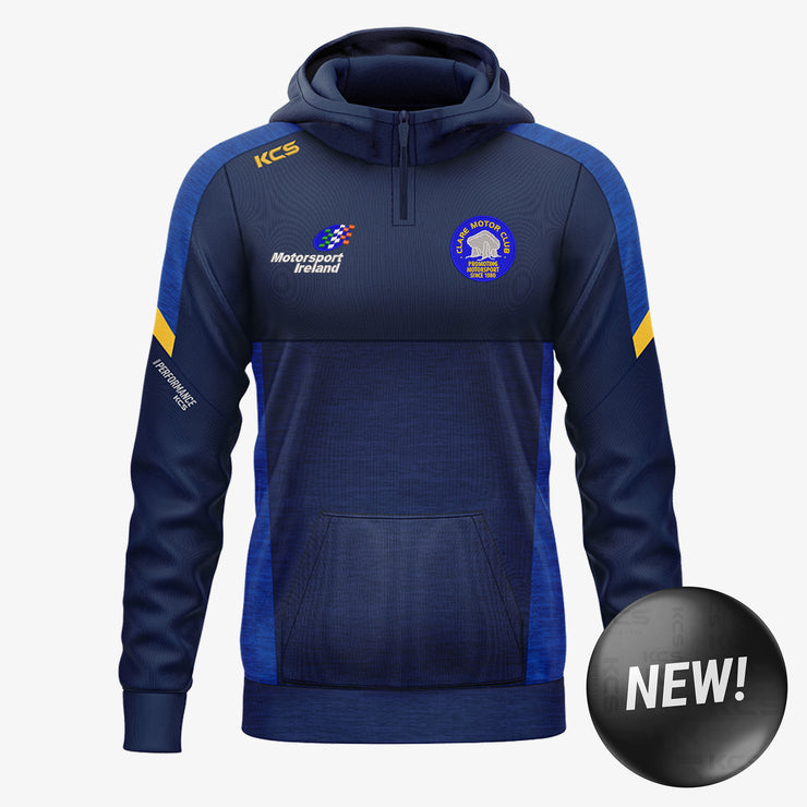 Clare Motor Club KCS Helios Half Zip Hoodie Navy/Royal/Gold