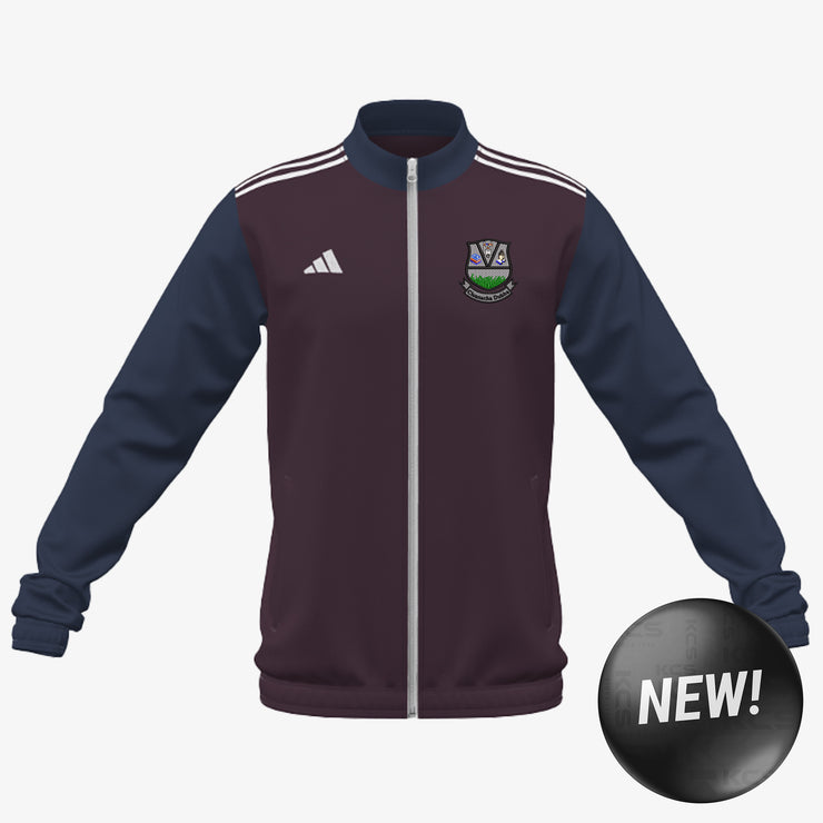Clonaghadoo NS Adidas Club Anthem Zip Navy/Maroon/White