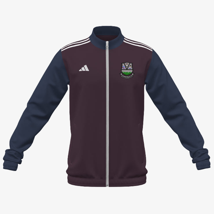 Clonaghadoo NS Adidas Club Anthem Zip Navy/Maroon/White