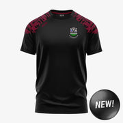 Clonaghadoo NS KCS Apollo Tee Black/Maroon