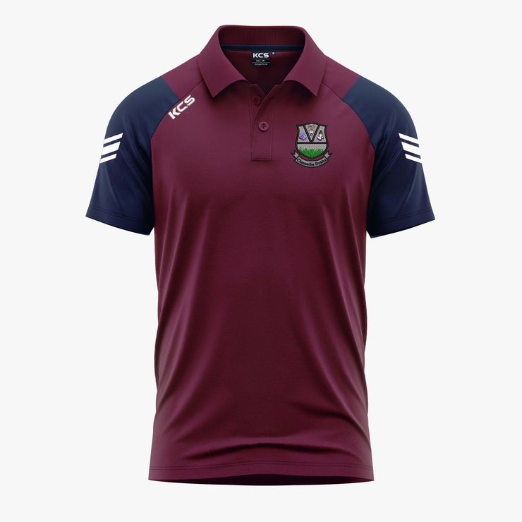 Clonaghadoo NS KCS Soul Polo Shirt Navy/Maroon