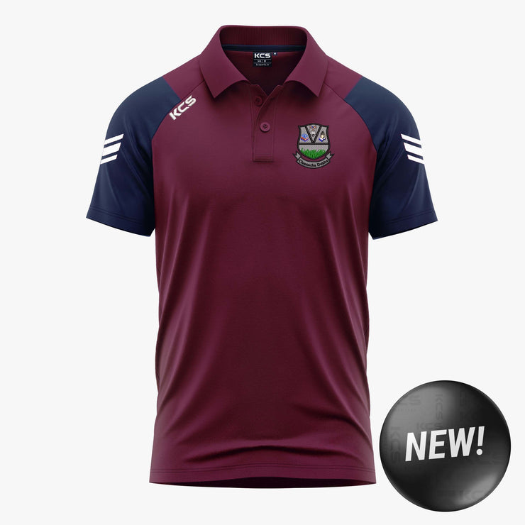 Clonaghadoo NS KCS Soul Polo Shirt Navy/Maroon