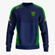 Clonbony GAA KCS Helios Crew Neck Top Navy/Green/Gold