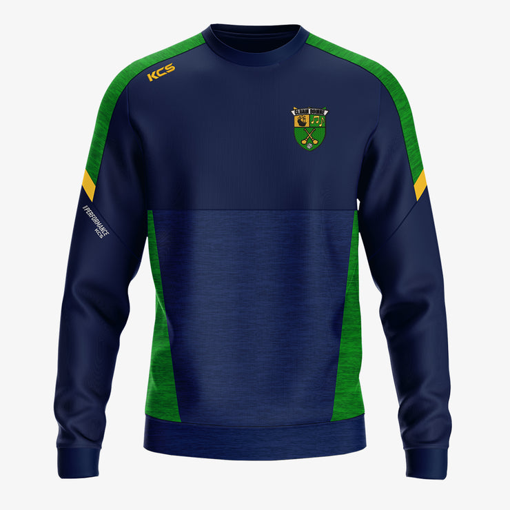 Clonbony GAA KCS Helios Crew Neck Top Navy/Green/Gold