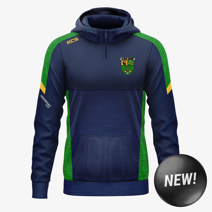Clonbony GAA KCS Helios Half Zip Hoodie Navy/Green/Gold