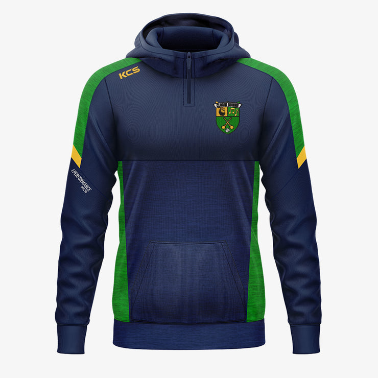 Clonbony GAA KCS Helios Half Zip Hoodie Navy/Green/Gold