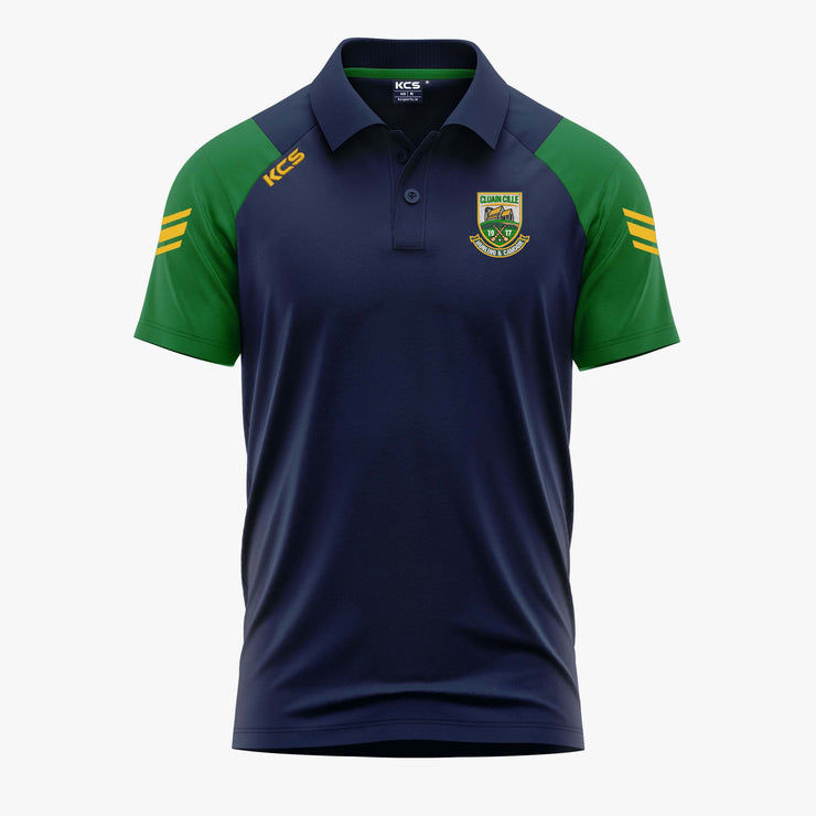 Clonkill Hurling Club KCS Soul Polo Shirt Navy/Green