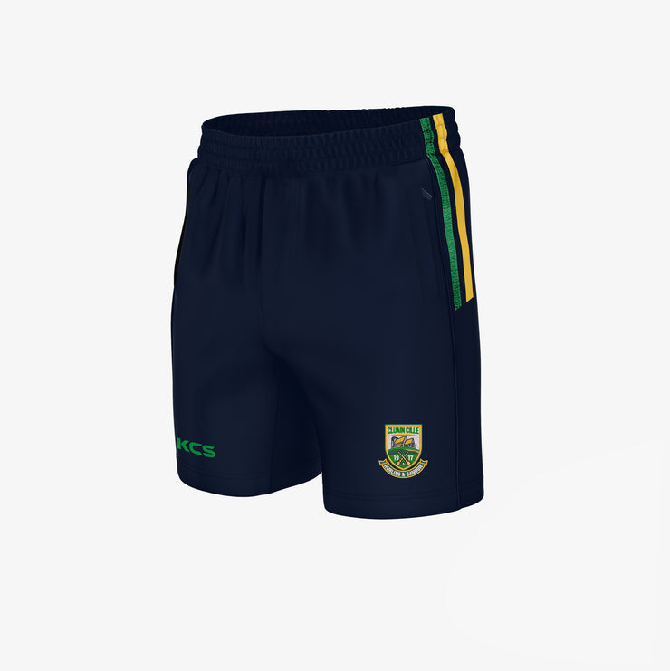 Clonkill Camogie Club KCS Shore Leisure Shorts Navy & Green,Gold