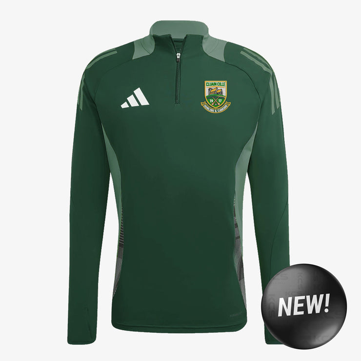 Clonkill Camogie Club Adidas 24 Tiro Competition Half Zip Green