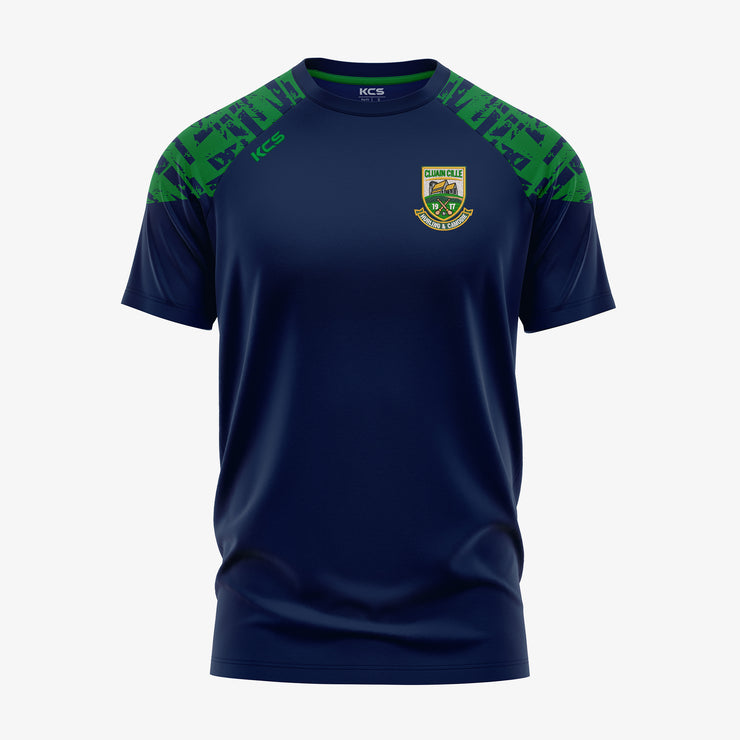 Clonkill Camogie Club KCS Apollo Tee Navy/Green