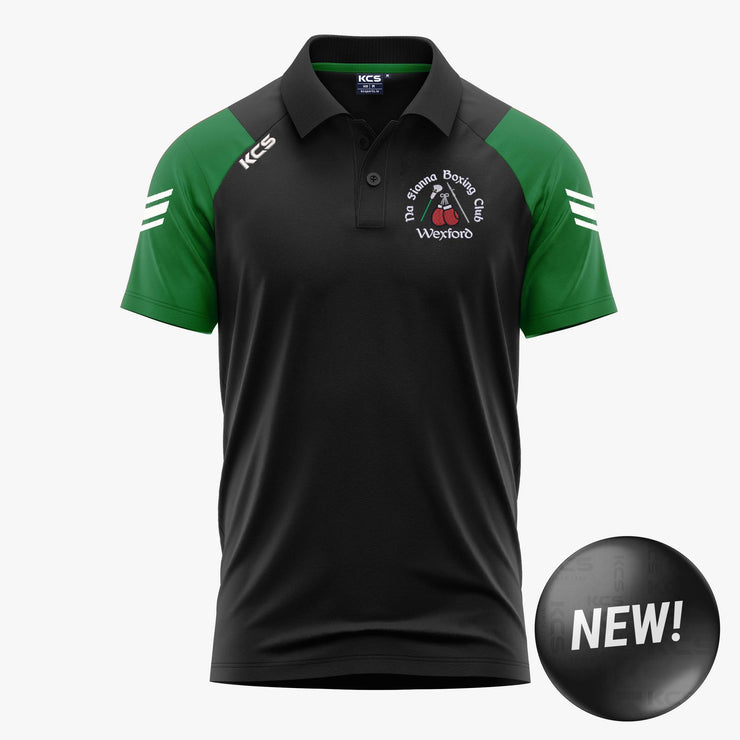 Na Fianna Boxing Club KCS Soul Polo Shirt Black/Green