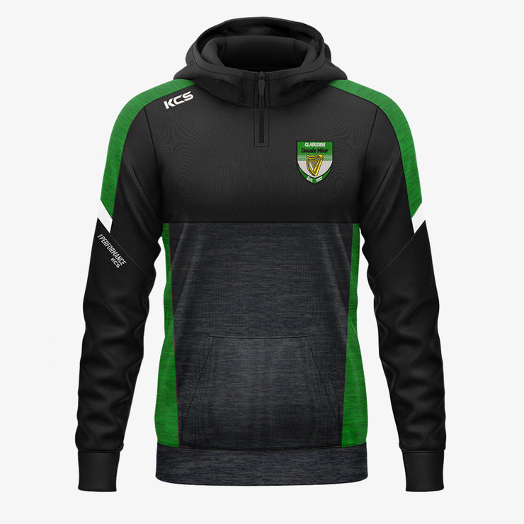 Clonmore Harps KCS Helios Half Zip Hoodie Black/Green/White