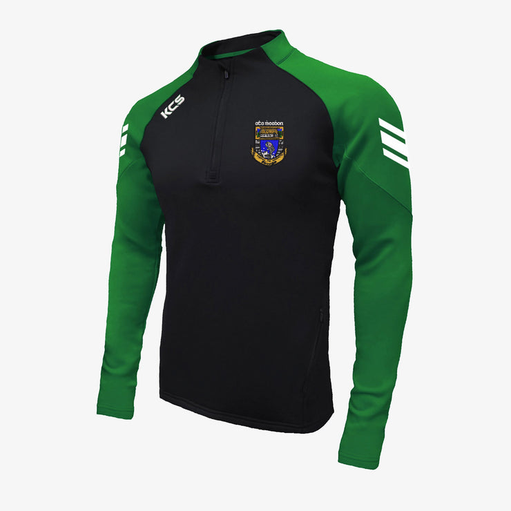 Finuge GAA KCS Soul Quarter Zip Top - Black / Green