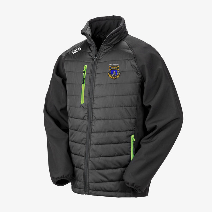 Finuge GAA KCS Compass Jacket - Black / Lime