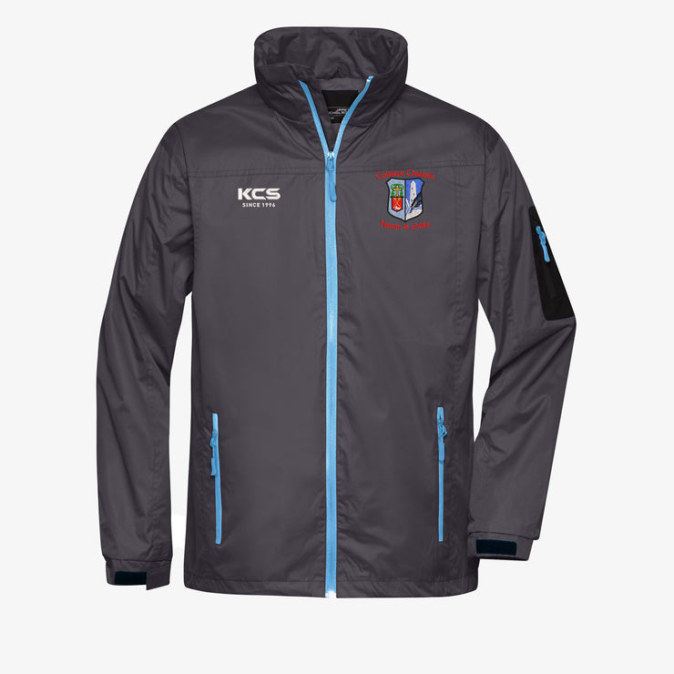 Coláiste Chiaráin Athlone KCS Sideline Jacket - Carbon/Sky Blue