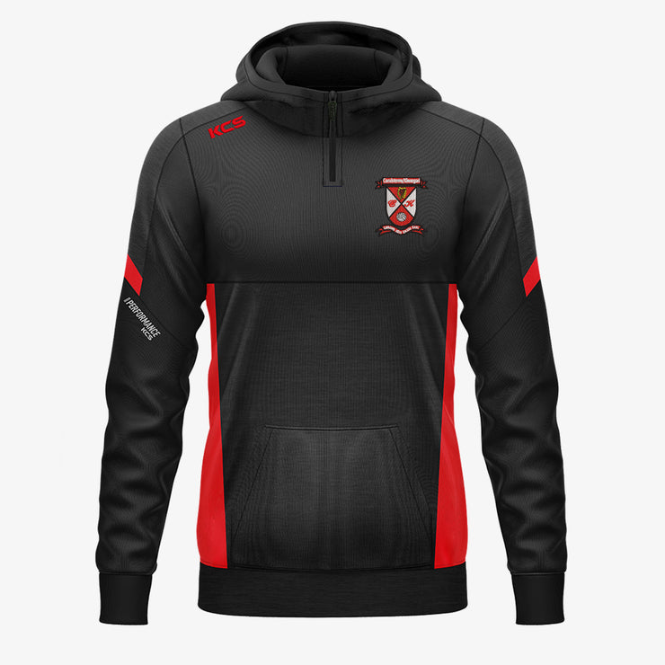 Coralstown Kinnegad GAA KCS Helios Half Zip Hoodie Black/Red