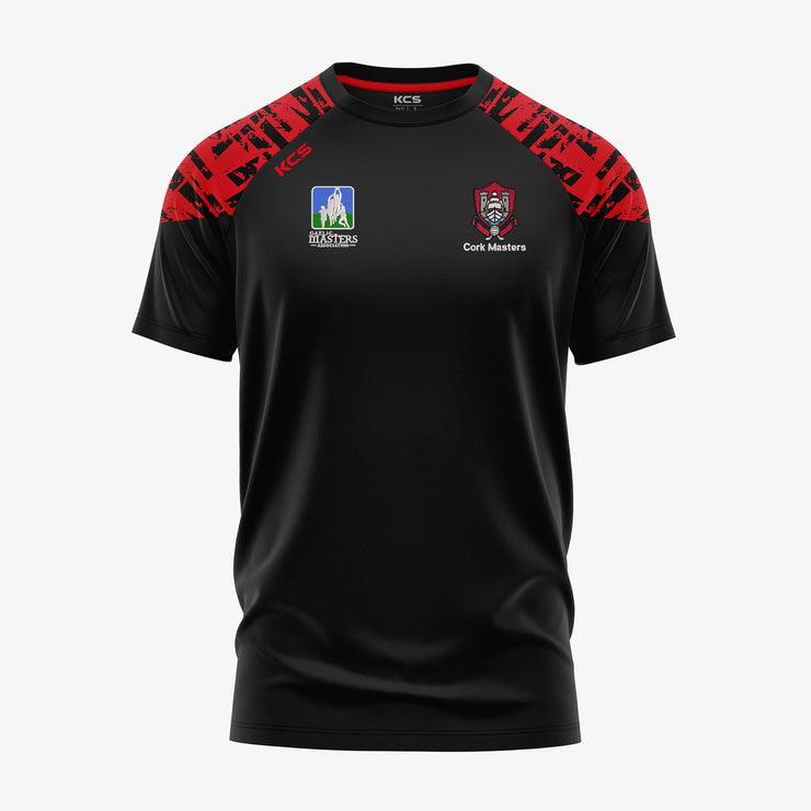Cork Masters GAA KCS Apollo Tee Black/Red