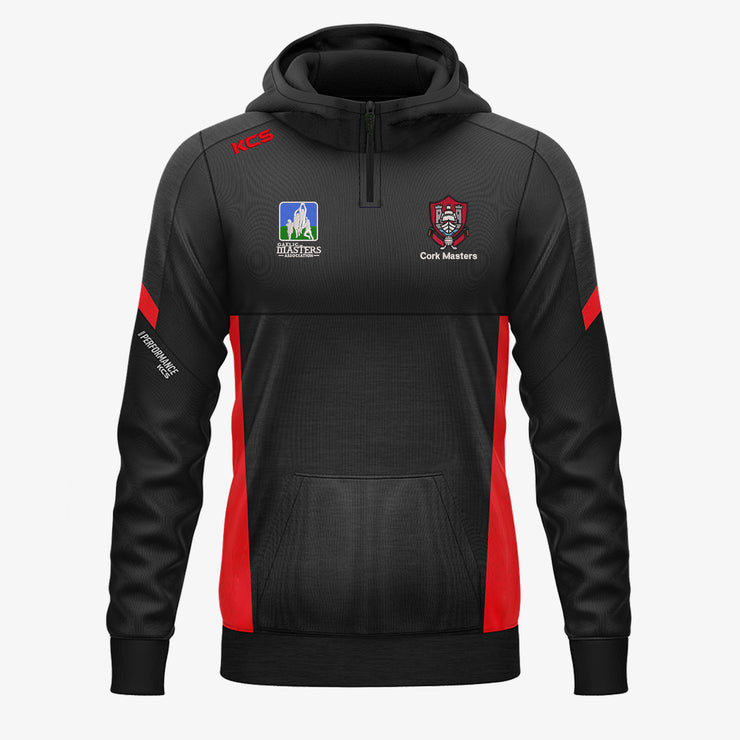 Cork Masters GAA KCS Helios Half Zip Hoodie Black/Red