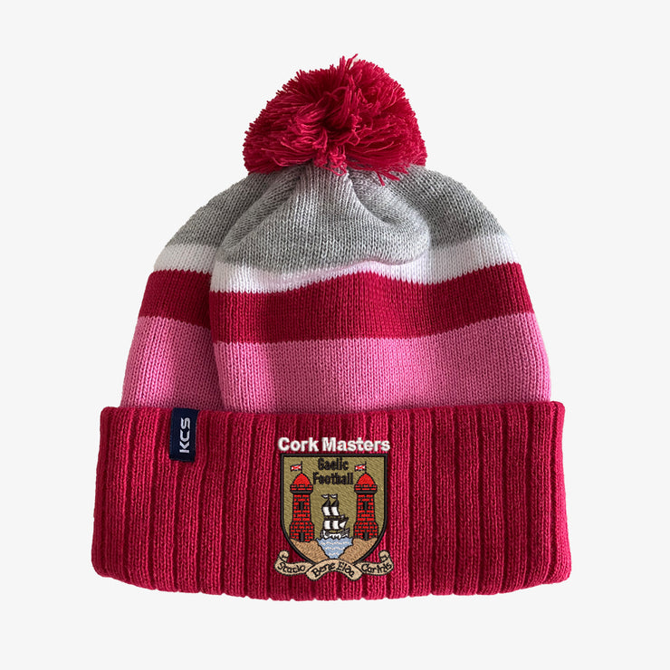 Cork Masters GAA KCS Porto Beanie - Pink, Grey