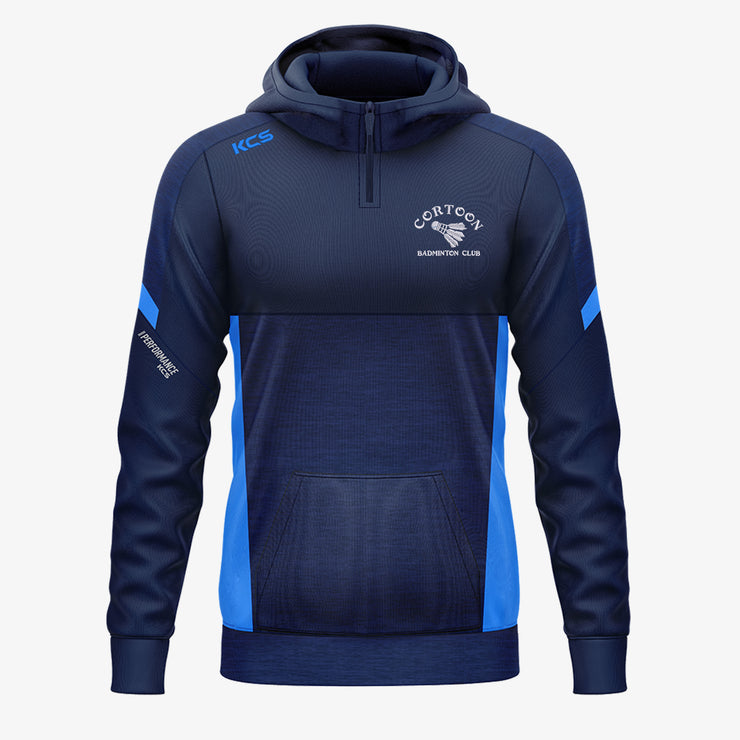 Cortoon Badminton Club KCS Helios Half Zip Hoodie Navy/Sky