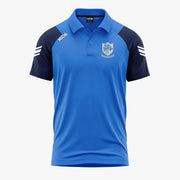 Cortoon Shamrocks Galway KCS Soul Polo Shirt Navy/Sky Blue