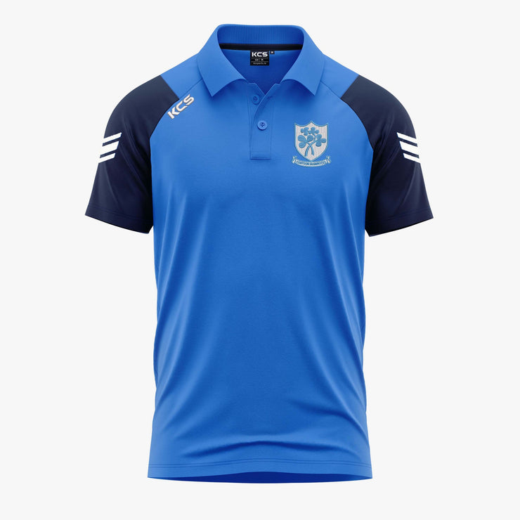 Cortoon Shamrocks Galway KCS Soul Polo Shirt Navy/Sky Blue